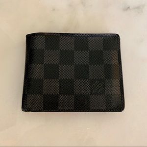 Louis Vuitton Slender Wallet • Damier Graphite